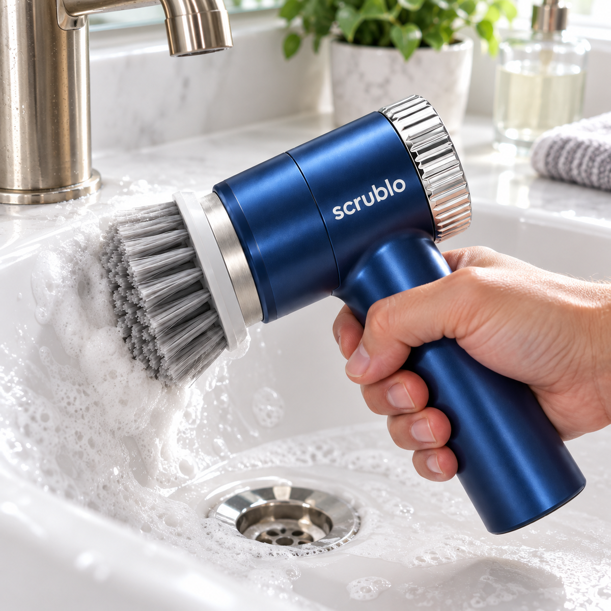 Cordless Power Scrubber — 5-in-1 Electric Cleaning Brush
