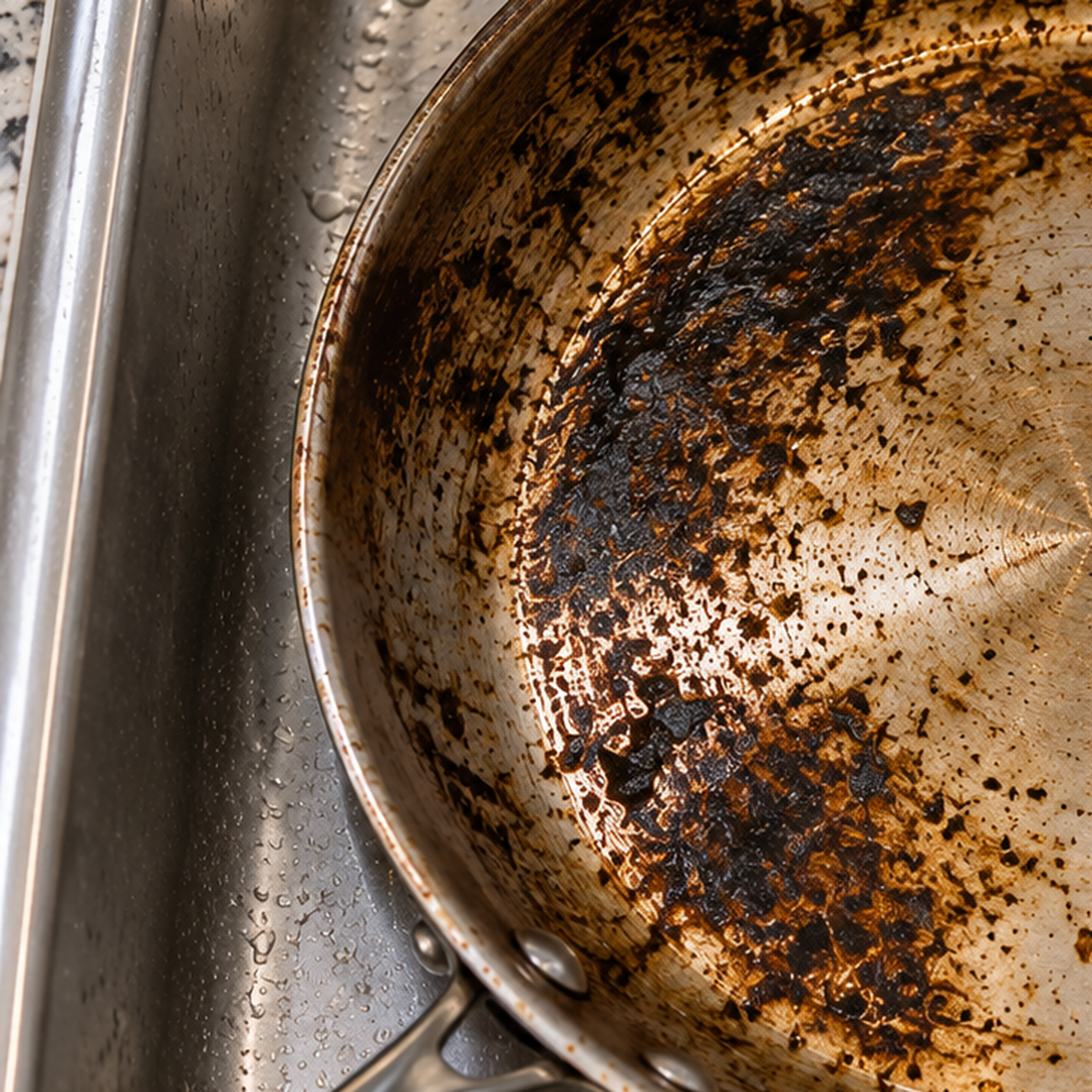 Burnt pan